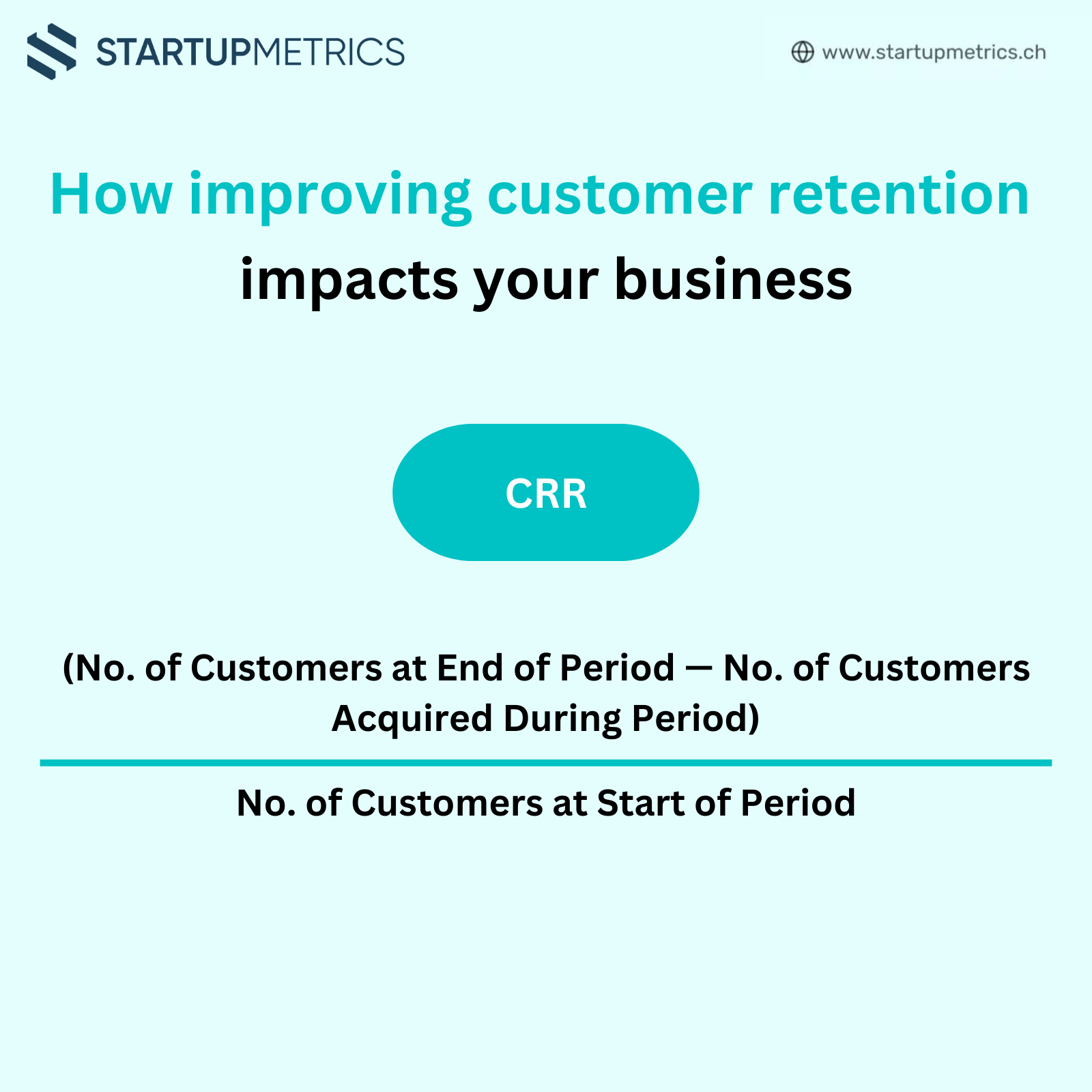 How improving customer retention rate (crr) impacts your business