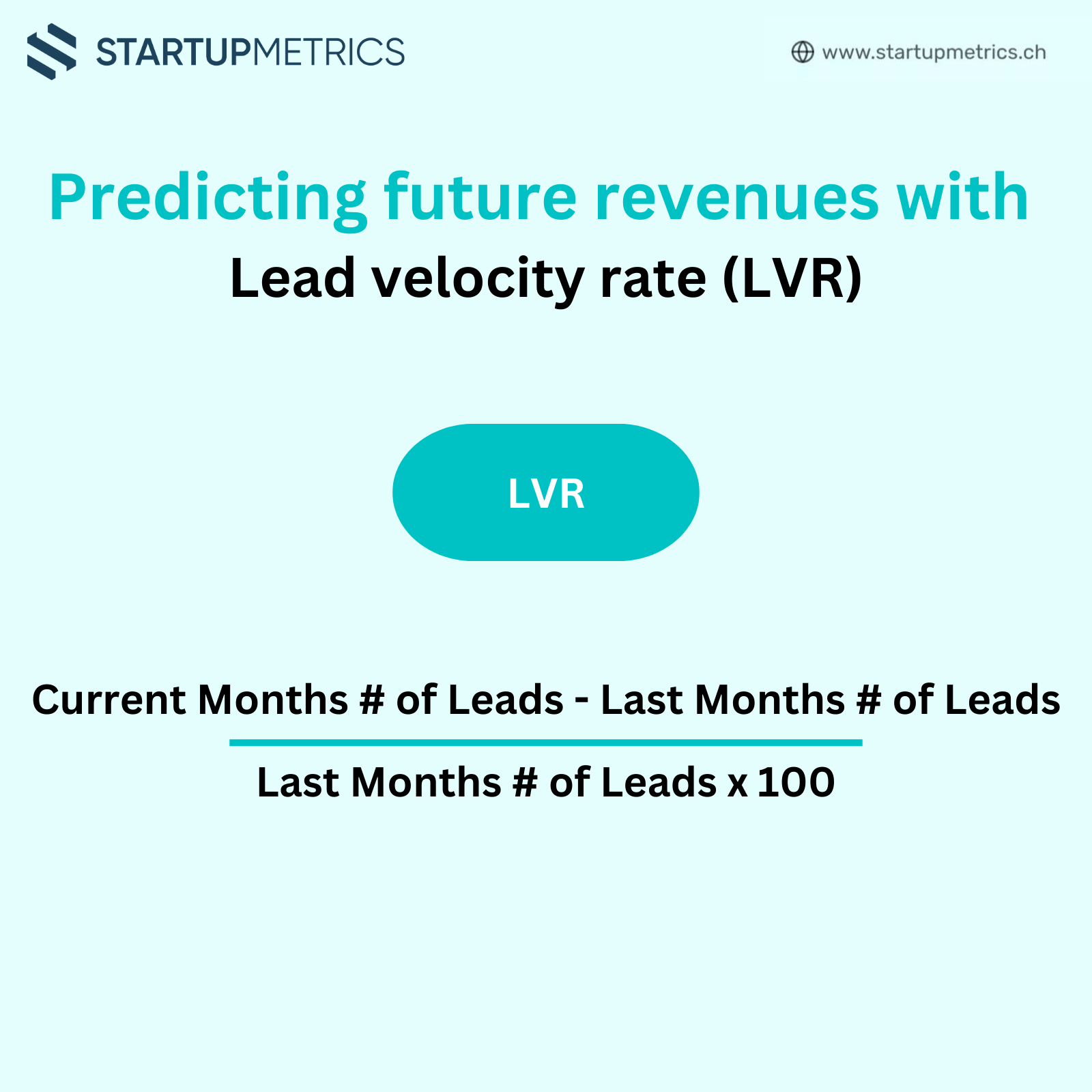 Predicting Future Revenues with Lead Velocity Rate (LVR)